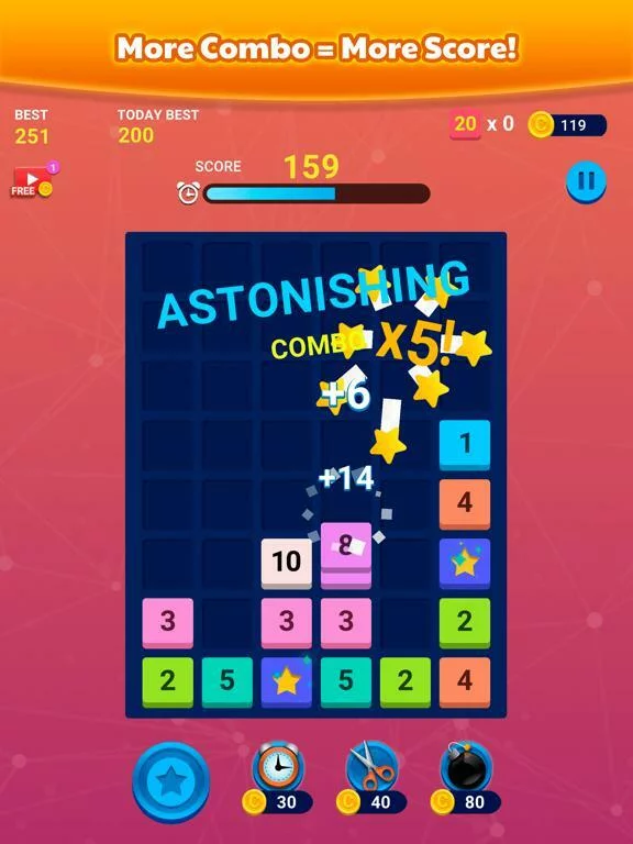 Изображение игры: Merge Blocks - Super Puzzle