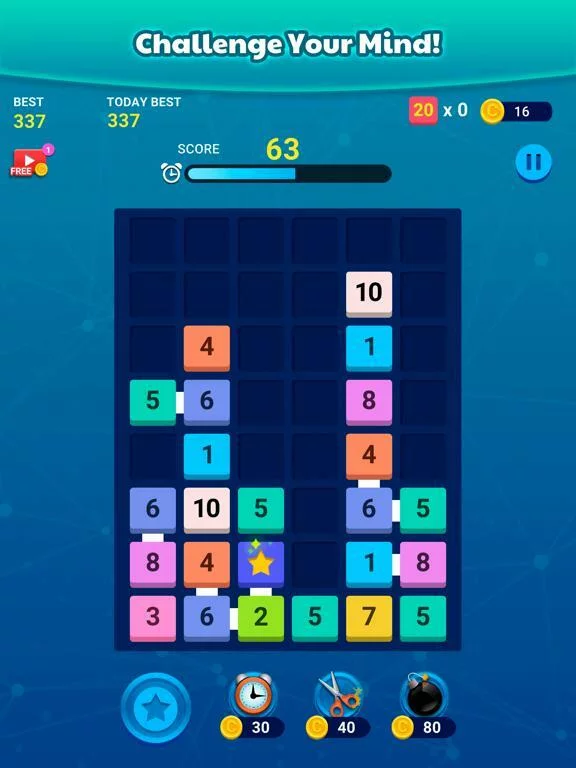 Изображение игры: Merge Blocks - Super Puzzle