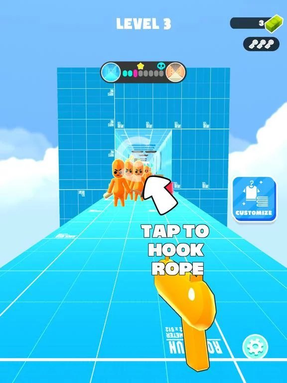 Изображение игры: Rope Gun 3D