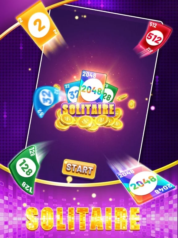 Изображение игры: 2048 Merge Solitaires