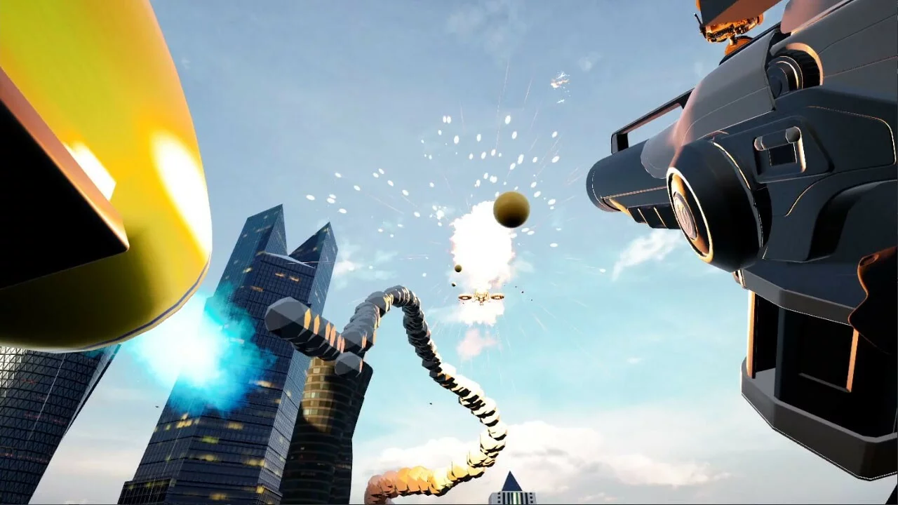 Изображение игры: Jetpack City Action VR