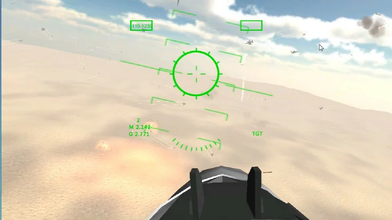 Изображение игры: VR Fighter Jets War