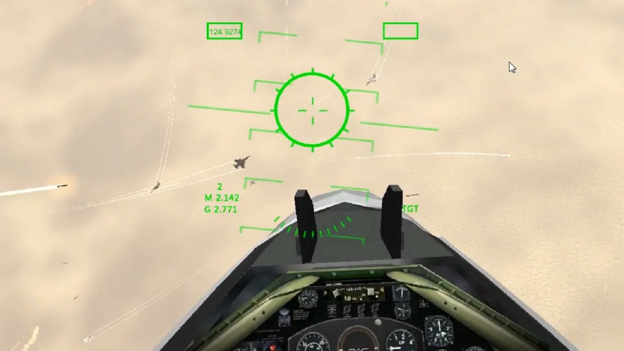 Изображение игры: VR Fighter Jets War