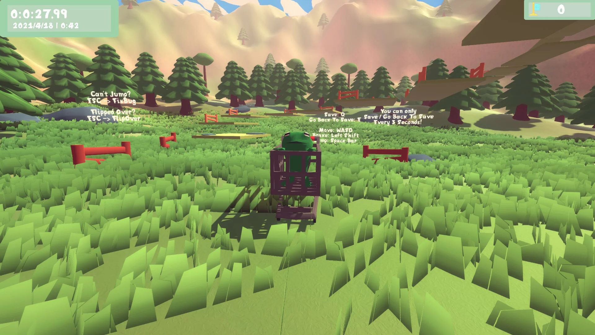 Изображение игры: The Frog Game