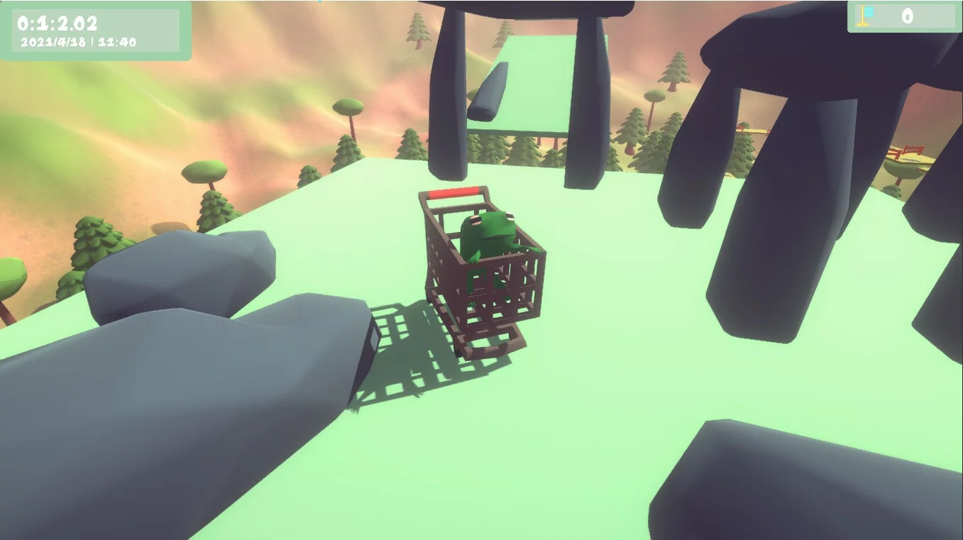 Изображение игры: The Frog Game