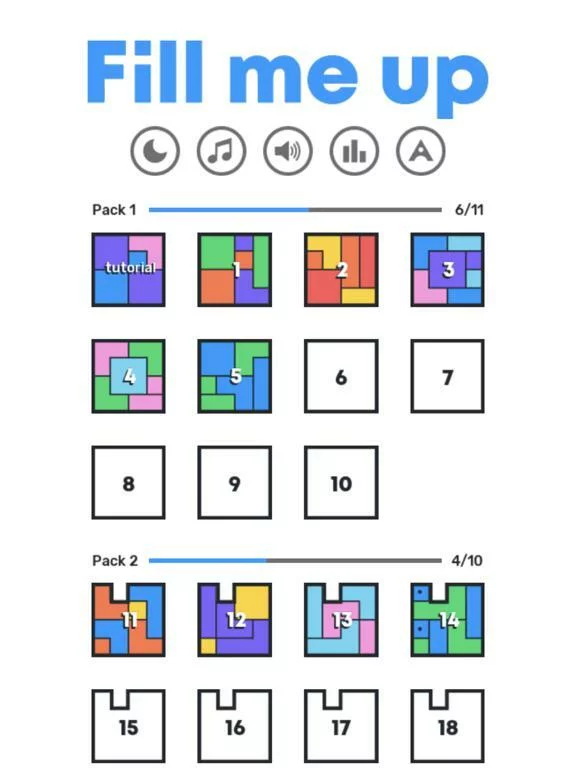 Изображение игры: Fill me up - Block Brain Game!