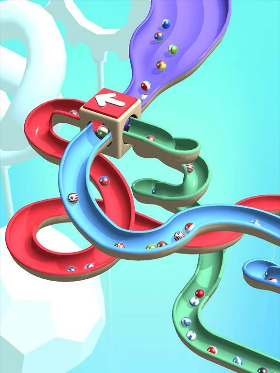 Изображение игры: Marble Race 3D