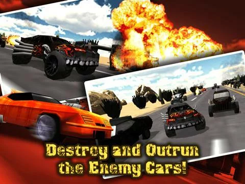 Изображение игры: A Mad Road Warrior Extreme Real Car Racing: 3D Race Simulator Game