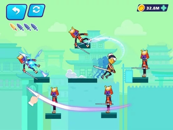 Изображение игры: Ninja Cut!