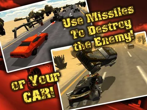 Изображение игры: A Mad Road Warrior Extreme Real Car Racing: 3D Race Simulator Game