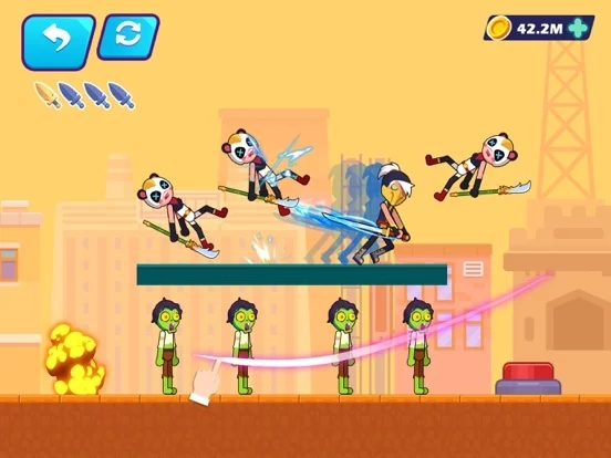 Изображение игры: Ninja Cut!