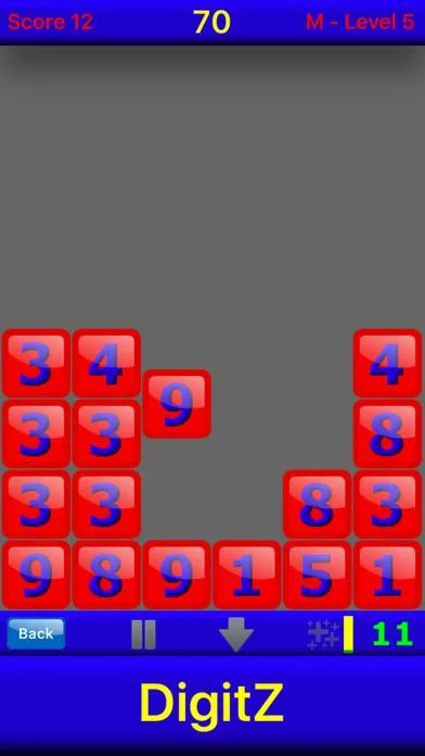 Изображение игры: DigitZ - Brain-building fun!