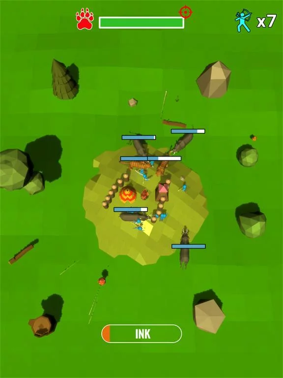 Изображение игры: Draw Defense3D!