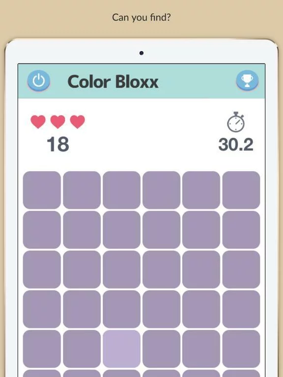 Изображение игры: Color Bloxx - Find different color.