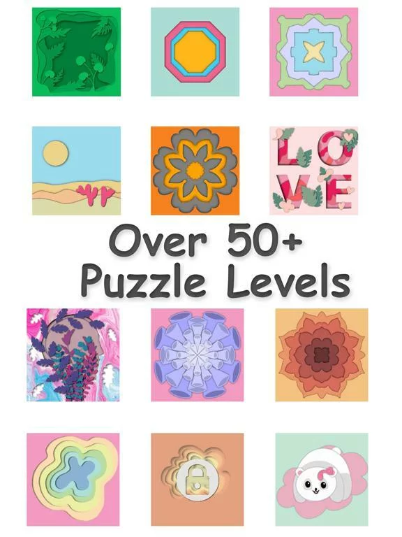 Изображение игры: PaperCut Puzzle