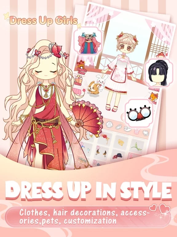 Изображение игры: Dress Up Girls-fun games