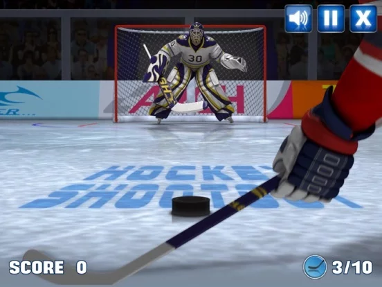 Изображение игры: Ice Hockey shoot