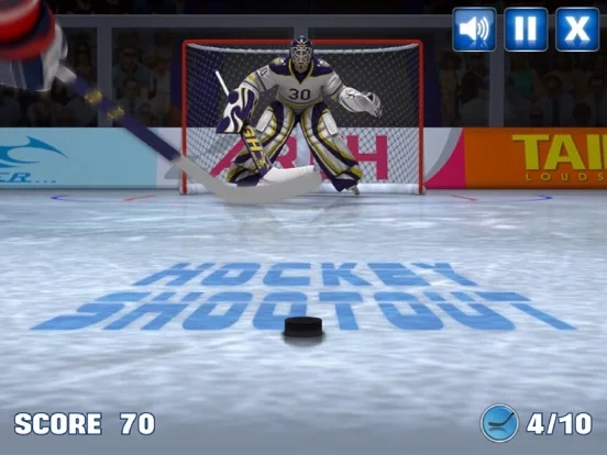 Изображение игры: Ice Hockey shoot