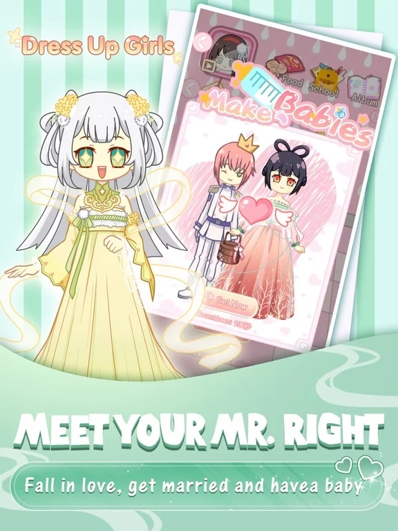 Изображение игры: Dress Up Girls-fun games