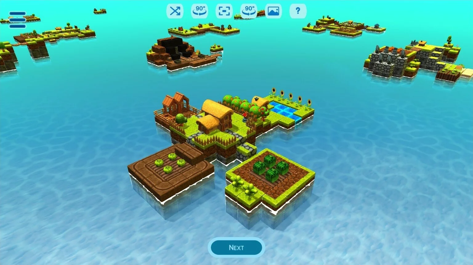 Изображение игры: Island Farmer - Jigsaw Puzzle
