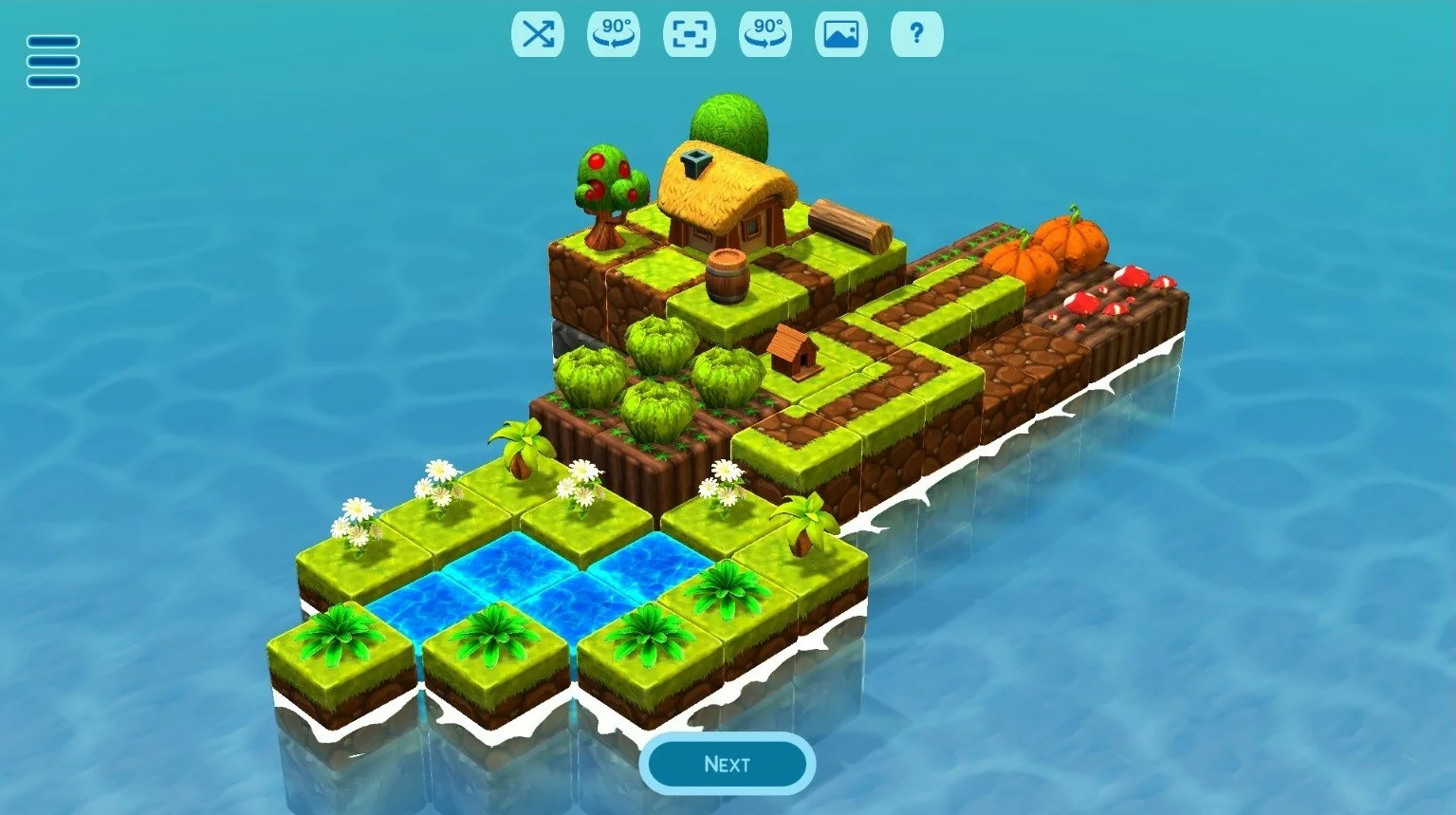 Изображение игры: Island Farmer - Jigsaw Puzzle