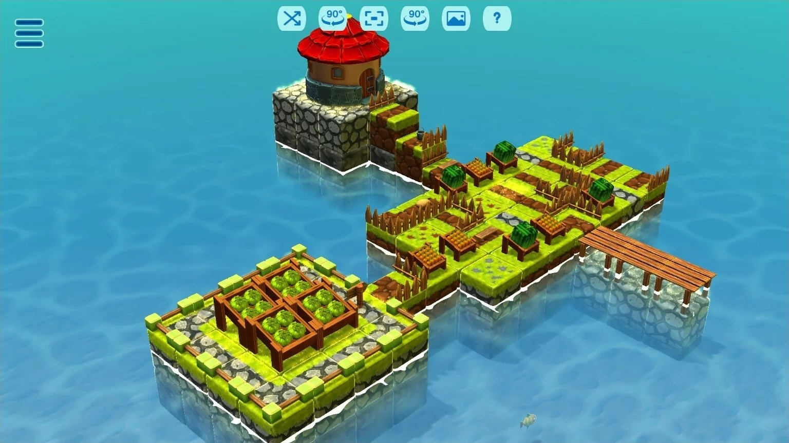 Изображение игры: Island Farmer - Jigsaw Puzzle
