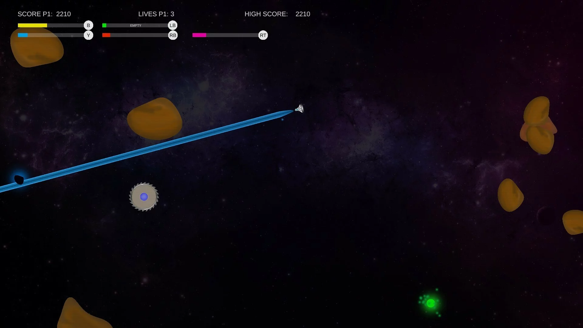 Изображение игры: Asteroid Blasters