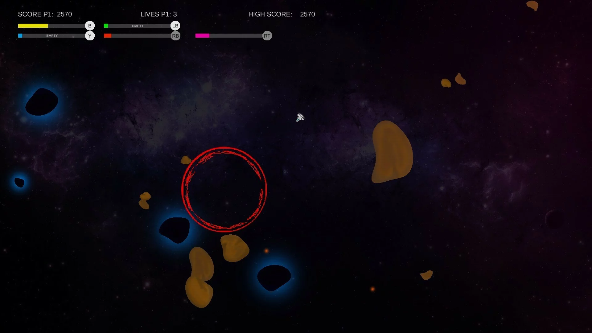Изображение игры: Asteroid Blasters