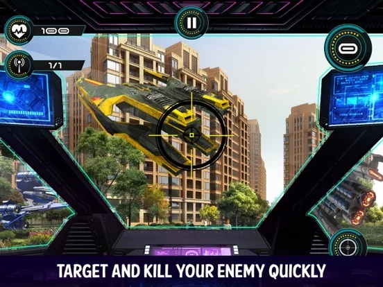 Изображение игры: AR Spaceship Shooting Rider
