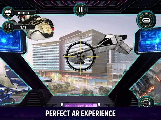 Изображение игры: AR Spaceship Shooting Rider