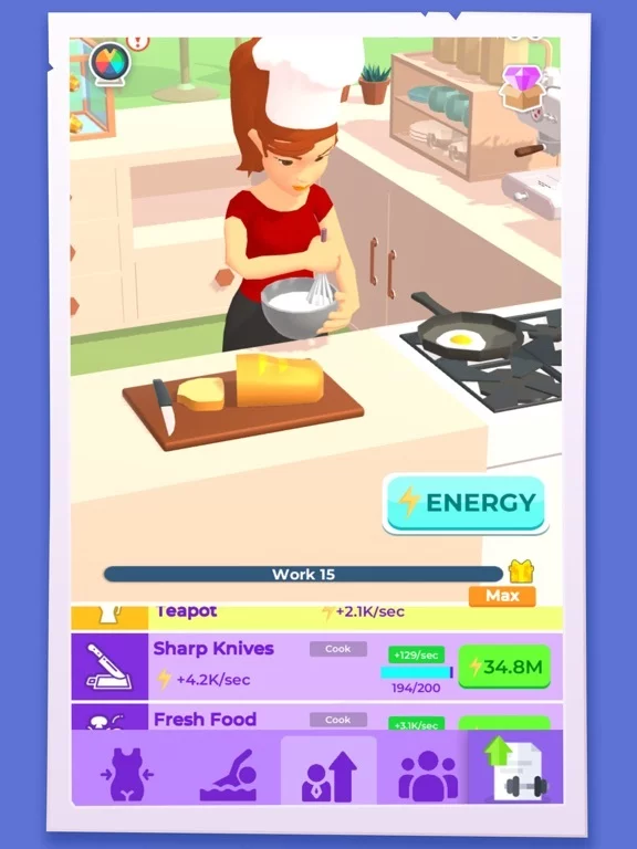 Изображение игры: Idle Calorie Burn