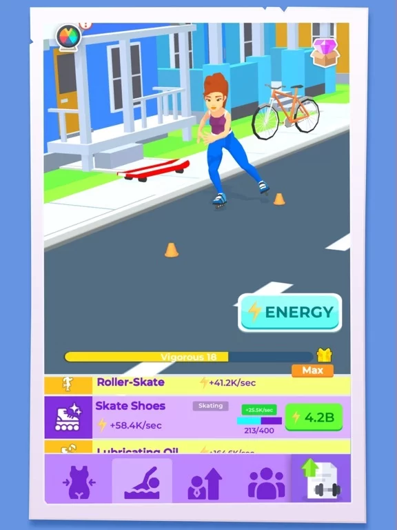 Изображение игры: Idle Calorie Burn