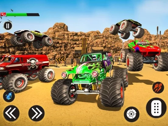 Изображение игры: Monster Truck Crash Derby 2021