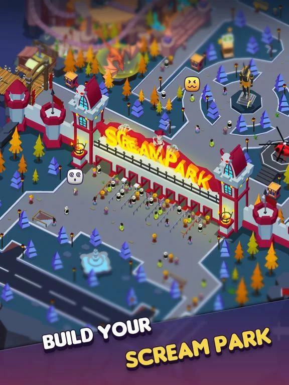 Изображение игры: Idle Scream Park