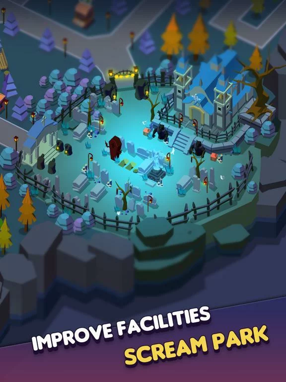 Изображение игры: Idle Scream Park