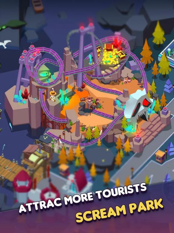 Изображение игры: Idle Scream Park
