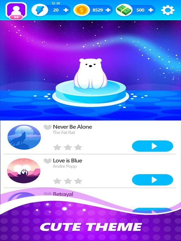 Изображение игры: Catch Tiles Magic Piano