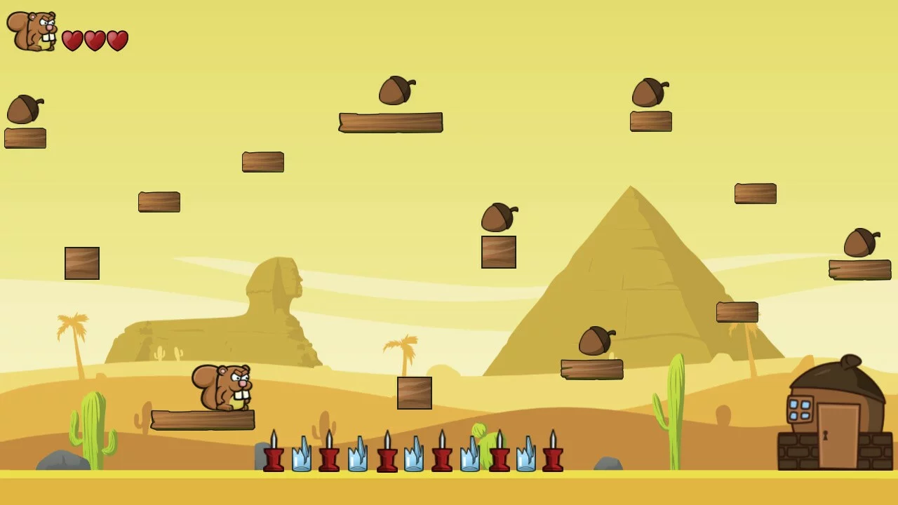 Изображение игры: Angry Squirrel