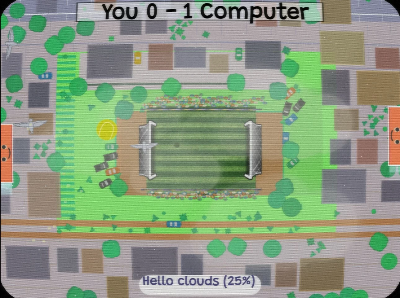 Изображение игры: Online Retro Tennis