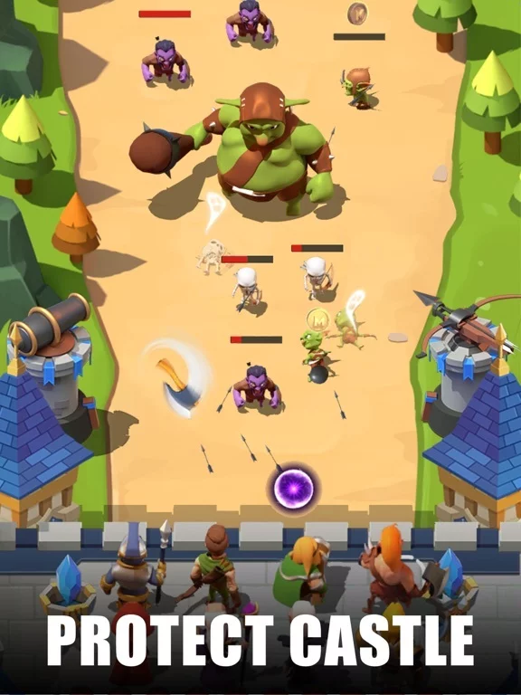 Изображение игры: Castle Defense.