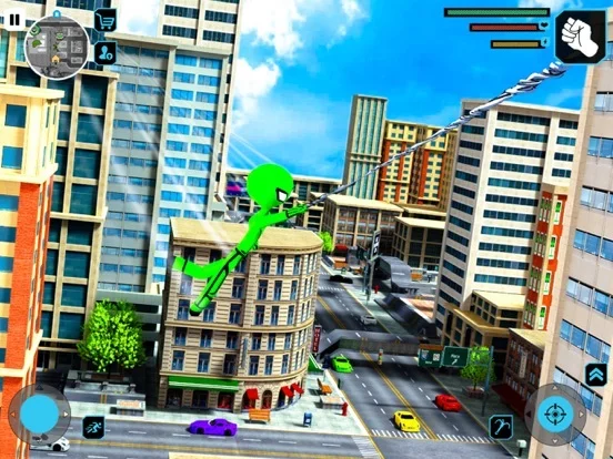 Изображение игры: Flying Spider: Stick Rope Hero