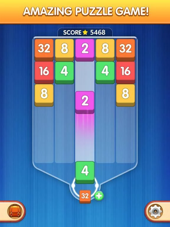 Изображение игры: Number Tiles Puzzle