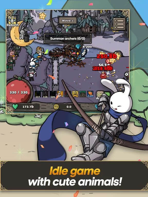 Изображение игры: Archer Forest: Idle Defence