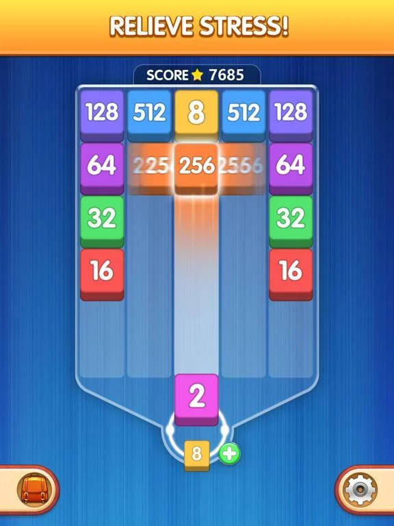 Изображение игры: Number Tiles Puzzle