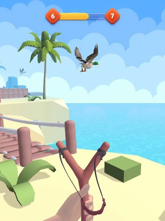 Изображение игры: Sling Birds 3D
