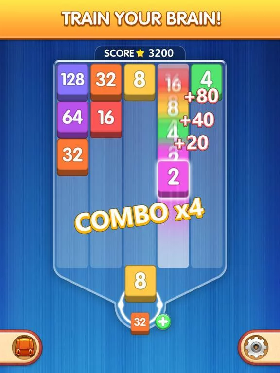 Изображение игры: Number Tiles Puzzle