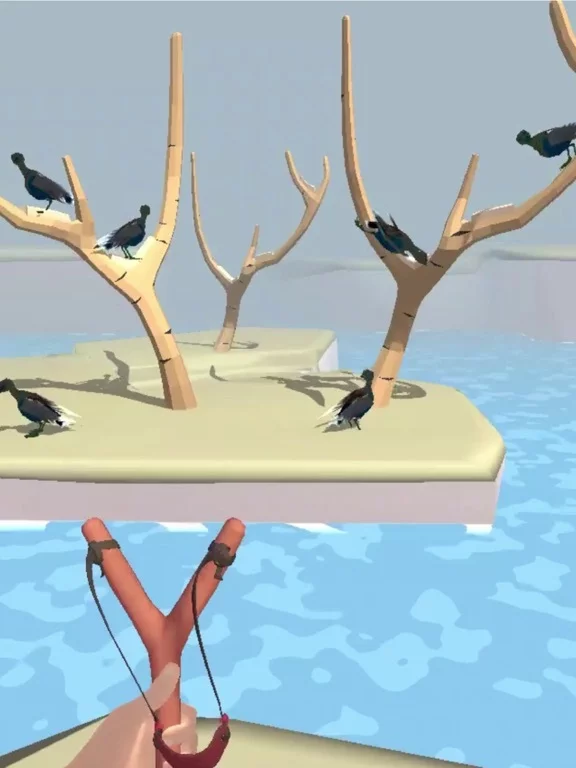Изображение игры: Sling Birds 3D