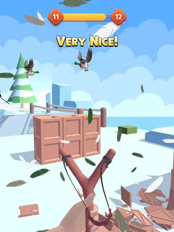 Изображение игры: Sling Birds 3D