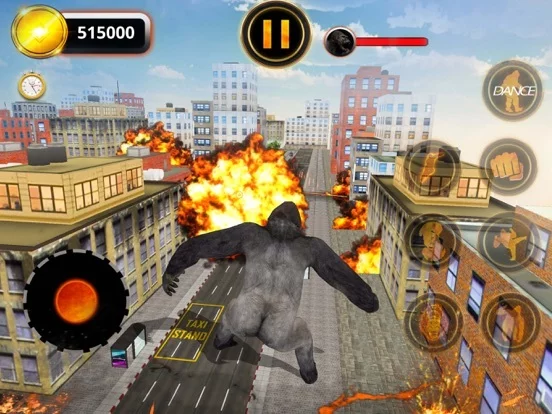 Изображение игры: Gorilla Bigfoot Rampage Game