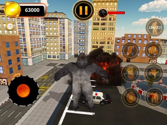 Изображение игры: Gorilla Bigfoot Rampage Game